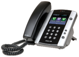 Click for large view of a Polycom VVX 500.